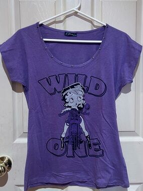 Betty Boop "Wild One" Tee, Size Medium